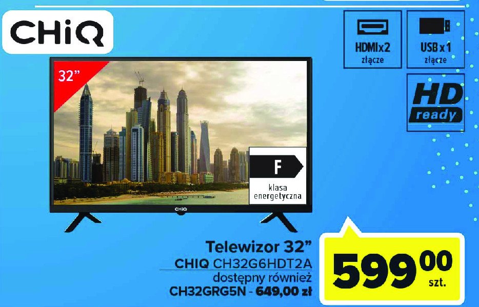 Telewizor 32'' ch32g6hd-t2a Chiq promocja