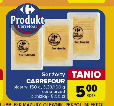 Ser edamski Carrefour promocja