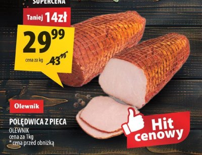 Polędwica z pieca Olewnik promocja w Arhelan
