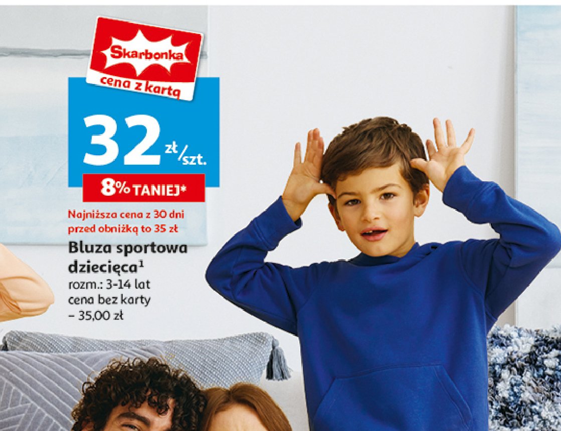 Bluza dziecięca 3-14 lat Auchan inextenso promocja