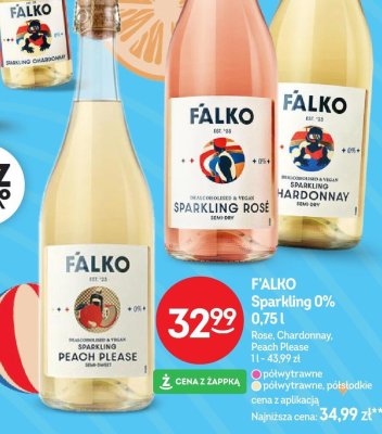 Napój FALKO Sparkling 0% 0,75l Rose promocja w Żabka