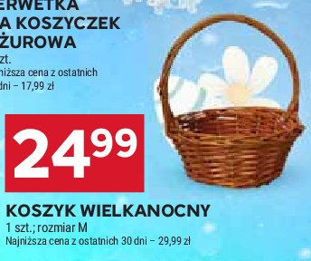 Koszyk wielkanocny rozm. m promocja