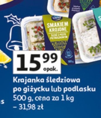 Krajanka śledziowa po głębicku lub podlasku Lisner promocja w Auchan