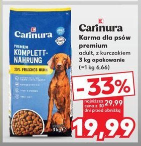 Karma dla psa z kurczak K-classic carinura promocja