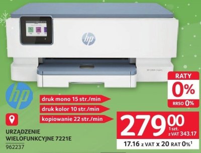 Urządzenie wielofunkcyjne HP 7221E promocja w Selgros