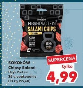 Salami chips Sokołów high protein promocja