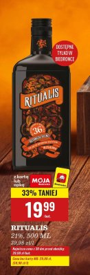 Likier Ritualis 21% promocja