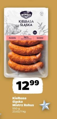 Kiełbasa śląska Mistrz Rohus promocja w Netto