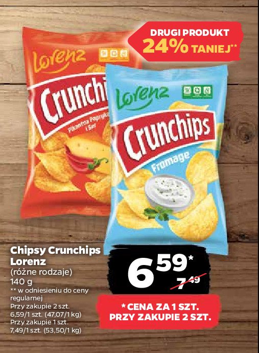 Chipsy pikantna papryka i ser Crunchips Crunchips lorenz promocja