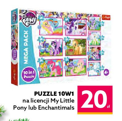 Puzzle 10 w 1 my little pony Trefl promocja