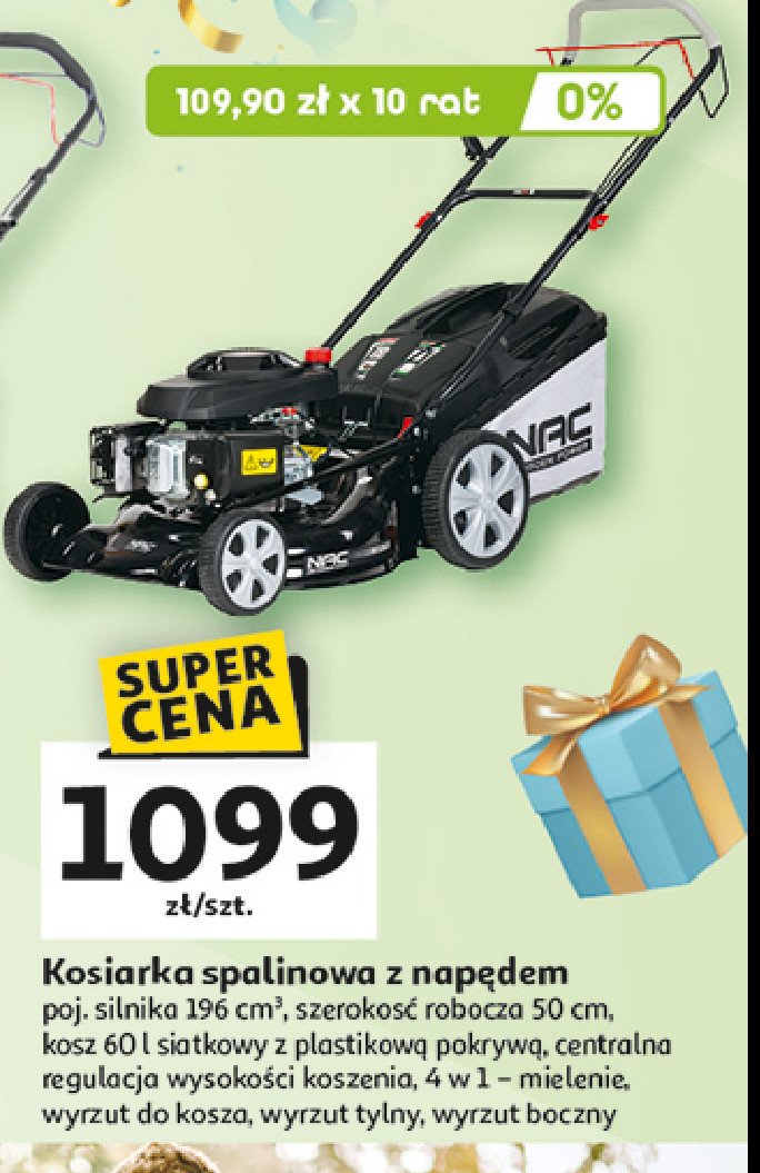 Kosiarka spalinowa Nac promocja w Auchan