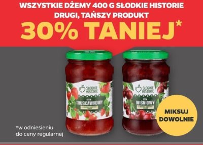 Dżem truskawkowy  promocja w Netto