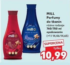 Perfumy do ubrań czerwone MILL promocja w Kaufland