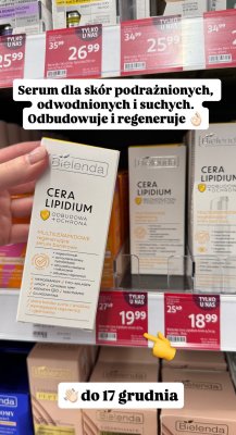 Serum Bielenda Cera Lipidium Odbudowa + Ochrona multiceramidowe regenerujące barierowe promocja w Rossmann