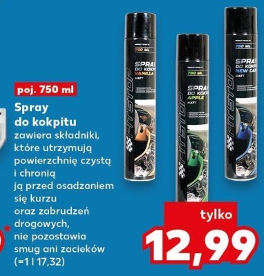 Spray do kokpitu promocja w Kaufland