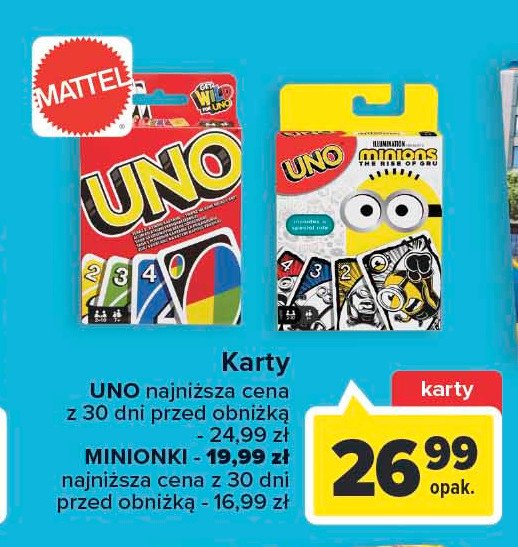 Karty do gry Uno promocja