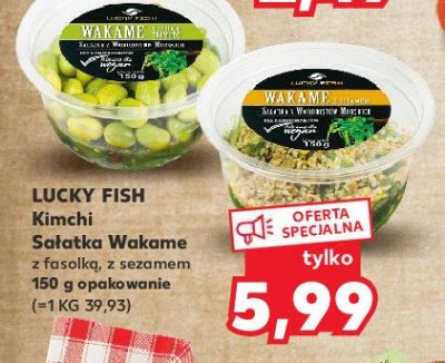 Sałatka kimchi Lucky fish promocja