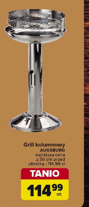 Grill kolumnowy augsburg 42 cm promocja