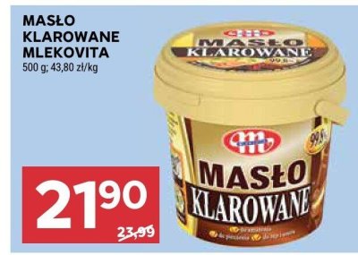Masło klarowane Mlekovita promocja w Stokrotka