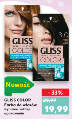 Krem koloryzuj膮cy 7-7 ciemny miedziany blond Schwarzkopf gliss color promocja