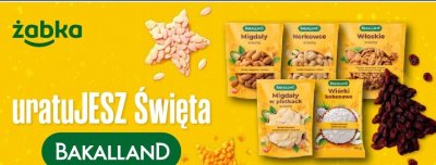 Przekąski Bakalland - Migdały w płatkach promocja w Żabka