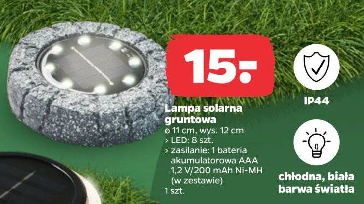 Lampa solarna gruntowa promocja