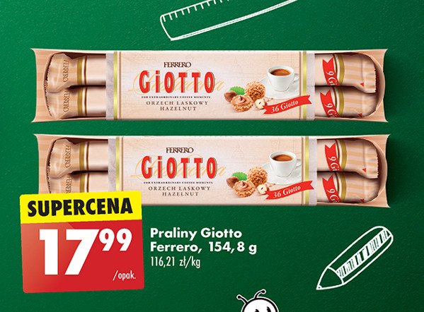 Praliny cinnamon stars FERRERO GIOTTO promocja