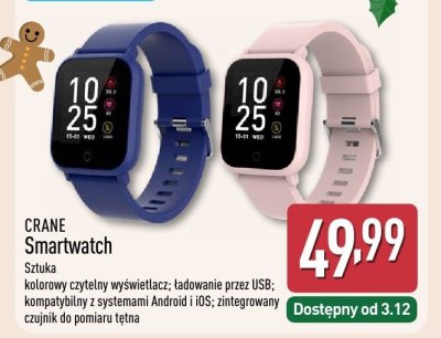 Smartwatch CRANE Smartwatch promocja w Aldi