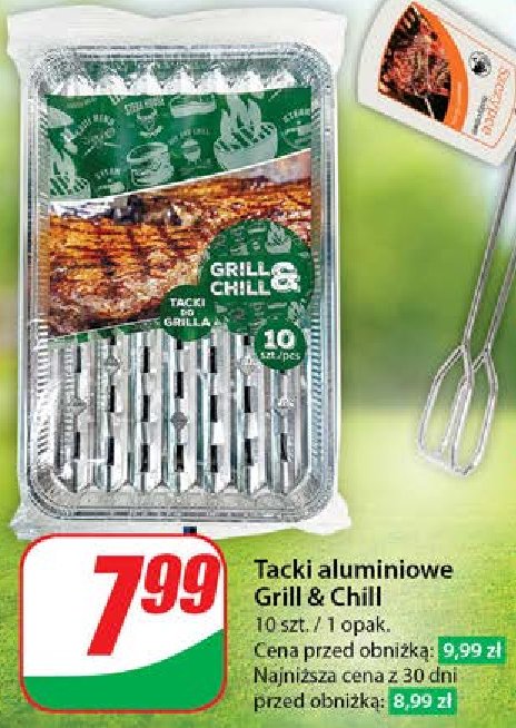 Tacki aluminiowe Grill & chill promocja w Dino