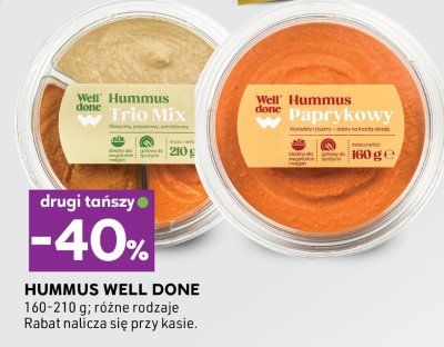 Hummus, różne rodzaje DRUGI -40% promocja w Stokrotka