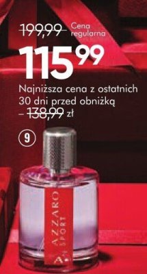 Perfum AZZARO SPORT męska woda toaletowa promocja w Super-Pharm