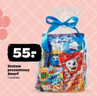 Zestaw prezentowy Smerf promocja w Netto
