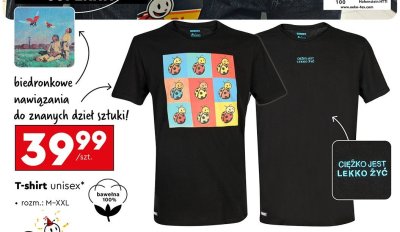 T-shirt unisex M-XXL promocja w Biedronka