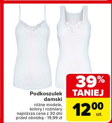 Podkoszulek damski promocja w Carrefour Market