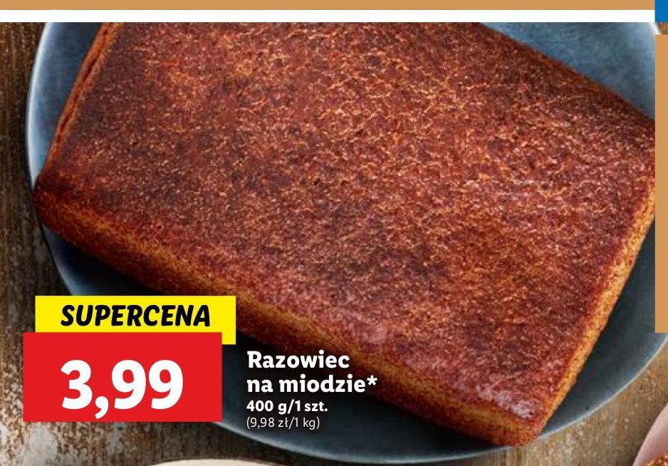 Razowiec na miodzie promocja