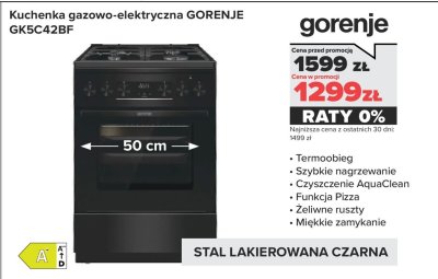 Kuchenka gazowo-elektryczna GK5C42BF promocja w NEONET