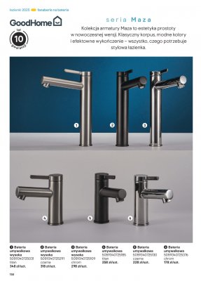 Bateria umywalkowa GoodHome Maza chrom promocja w Castorama