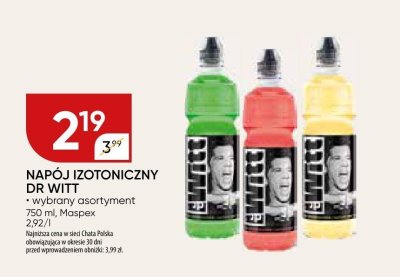 Napój izotoniczny Dr Witt wybrany asortyment Maspex promocja w Chata Polska