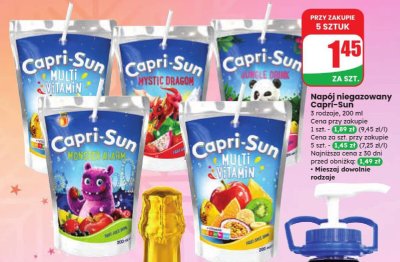 Napój niegazowany Multi Vitamin promocja w Dino