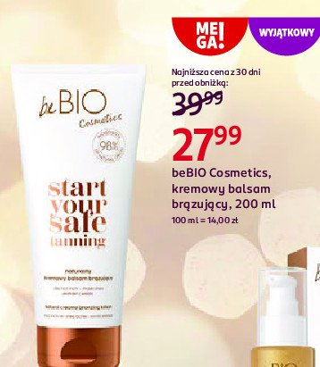 Kremowy balsam brązujący Bebio cosmetics promocja