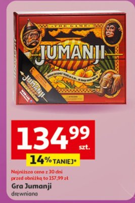 Gra Jumanji drewniana promocja w Auchan