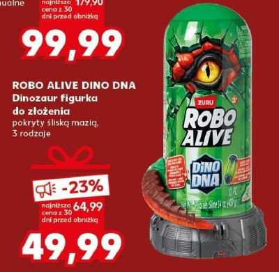 Dinozaur figurka do złożenia, pokryty śliską mazią, 3 rodzaje promocja w Kaufland