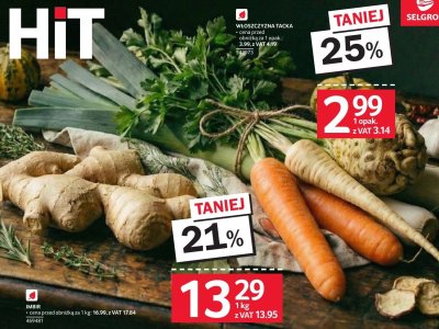 Włoszczyzna tacka promocja w Selgros