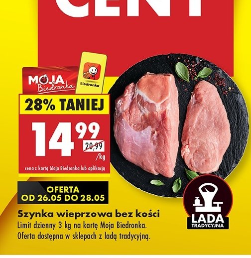 Szynka wieprzowa bez kości promocja
