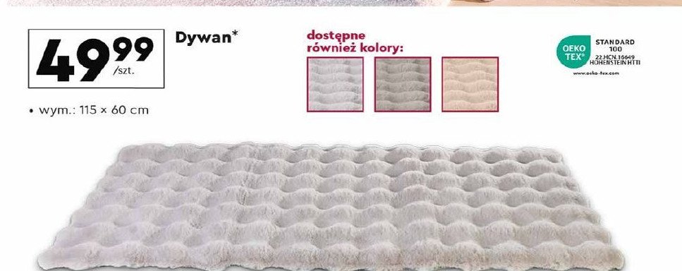 Dywan 60 x 115 cm Smukee promocja w Biedronka