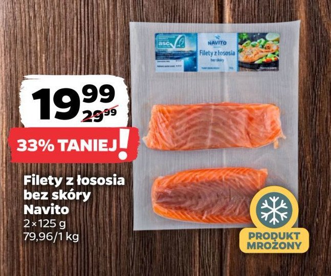 Filety z łososia Navito promocja