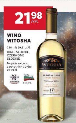 Wino czerwone słodkie promocja w Stokrotka