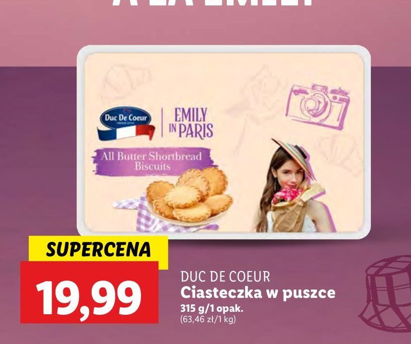 Ciastka w puszce Duc de coeur promocja