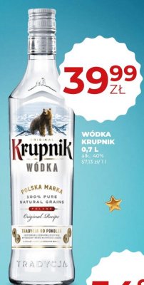 Wódka Krupnik 0,7 L promocja w Duży Ben