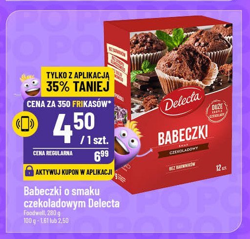 Babeczki czekoladowe Delecta promocja